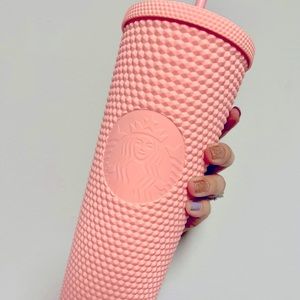 Starbucks Matte💓Pink Studded Cup 24oz Venti Cold